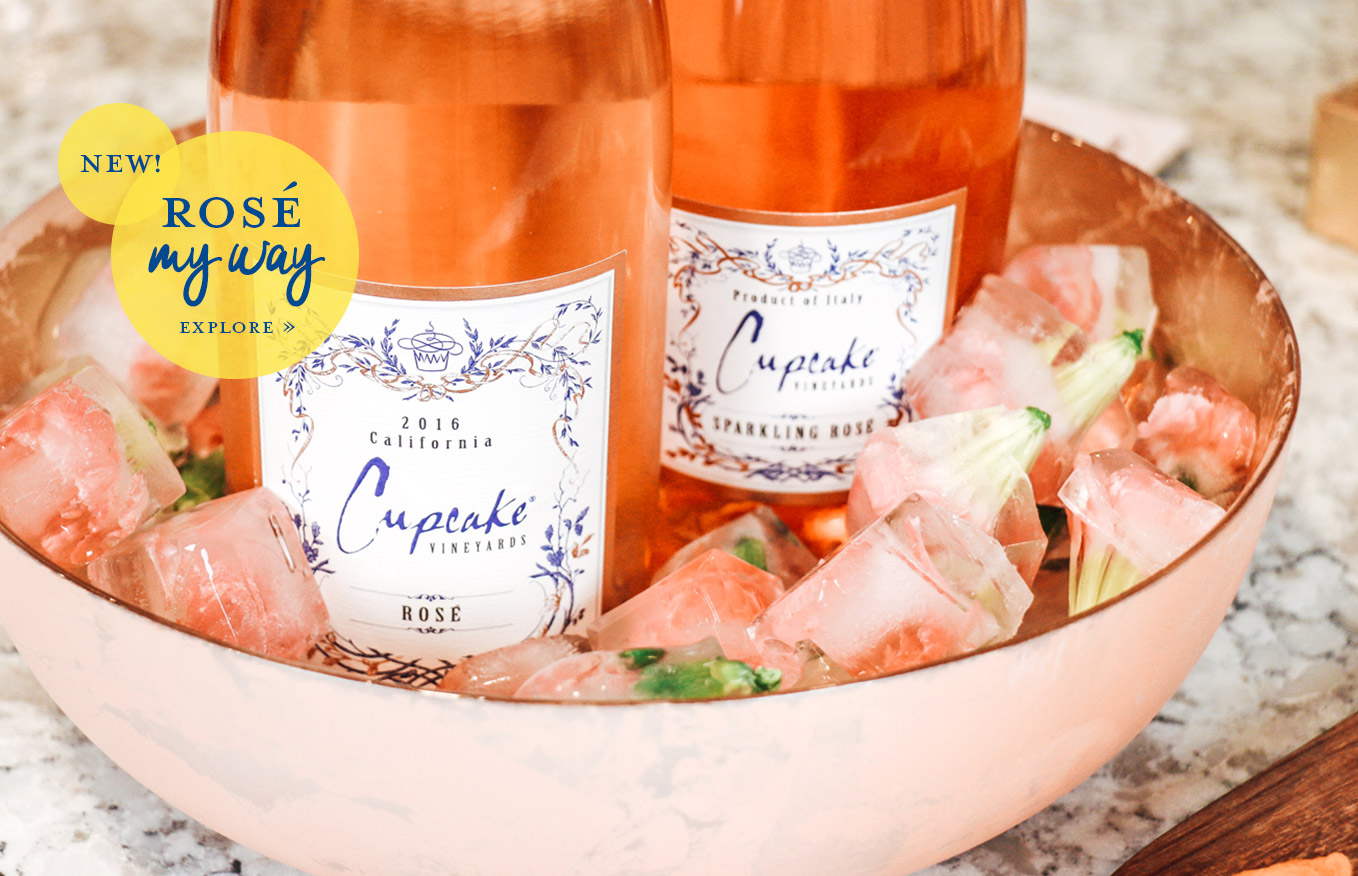 Cupcake Wines offers Rosé, Sparkling, Red, and White Wines Cupcake Wines offers Rosé, Sparkling, Red, and White Wines