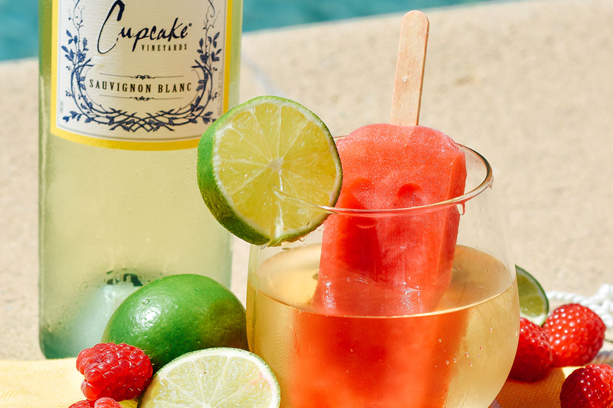 Raspberry Lime Poptail