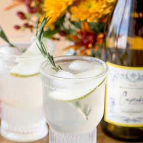Cupcake Vineyards Rosemary Pear Fizz