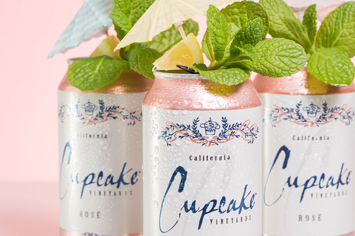 Cupcake Rosé Lemonade Can Cocktail
