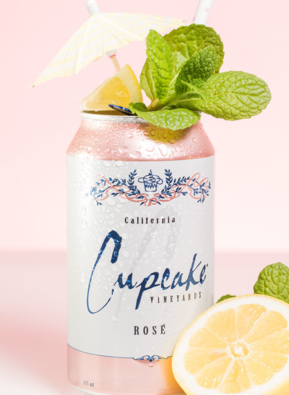 Cupcake Rosé Lemonade Can Cocktail