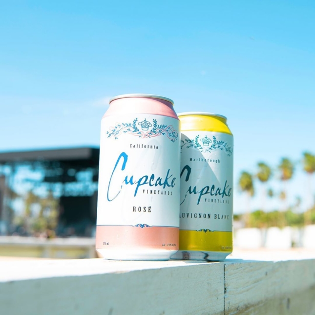 Cupcake wine cans at Lollapalooza 2019