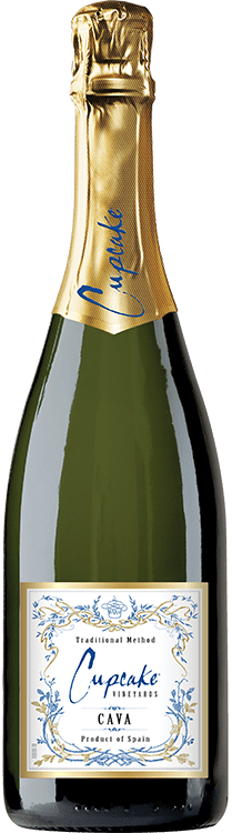 Cupcake Cava Sparkling Wine Bottle