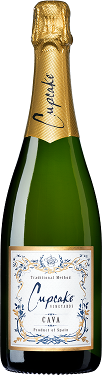 Cupcake Cava Sparkling Wine Bottle