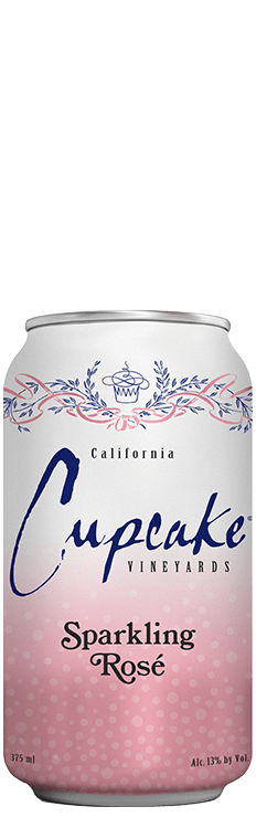 Cupcake Sparkling Rosé in a can
