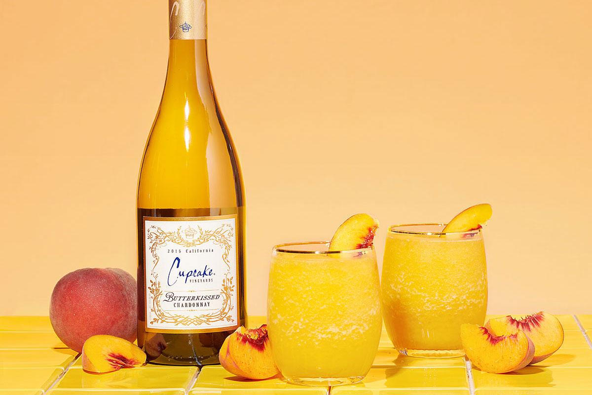 Peach Pie Wine Slushie