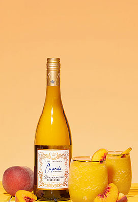 Peach Pie Wine Slushie