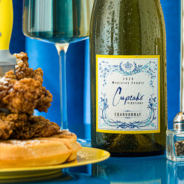 Chardonnay with Fried Chicken and Waffles